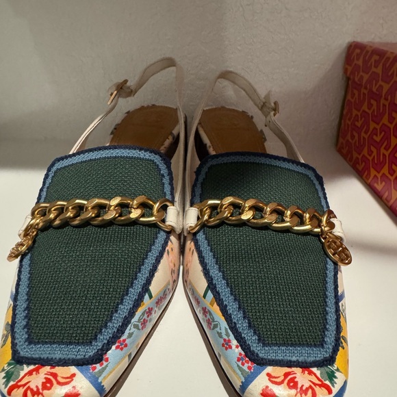 Tory Burch Shoes - Tory Burch Mini Benton Slingback Loafers Size 7.5